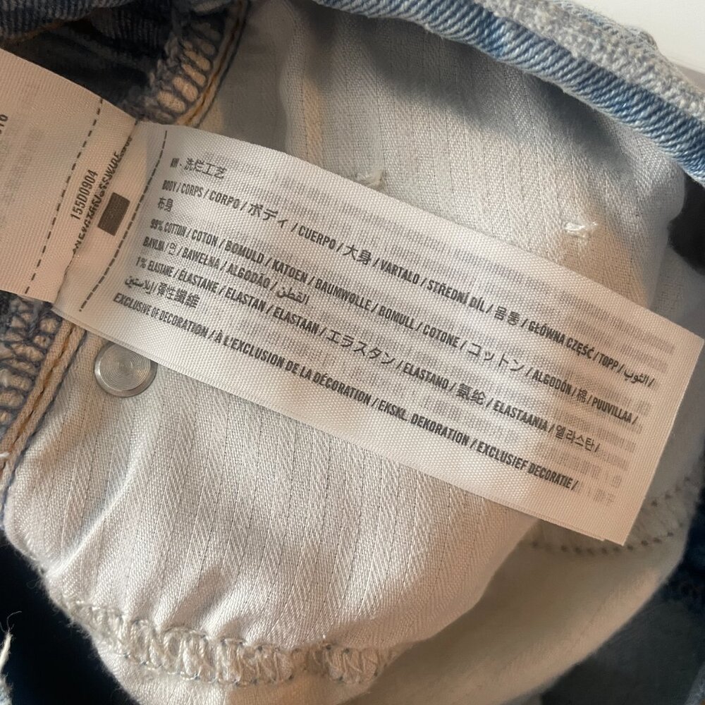 Abercrombie & Fitch Curve Love High Rise Ankle Straight Denim Jeans Sz 00 - Picture 6 of 7